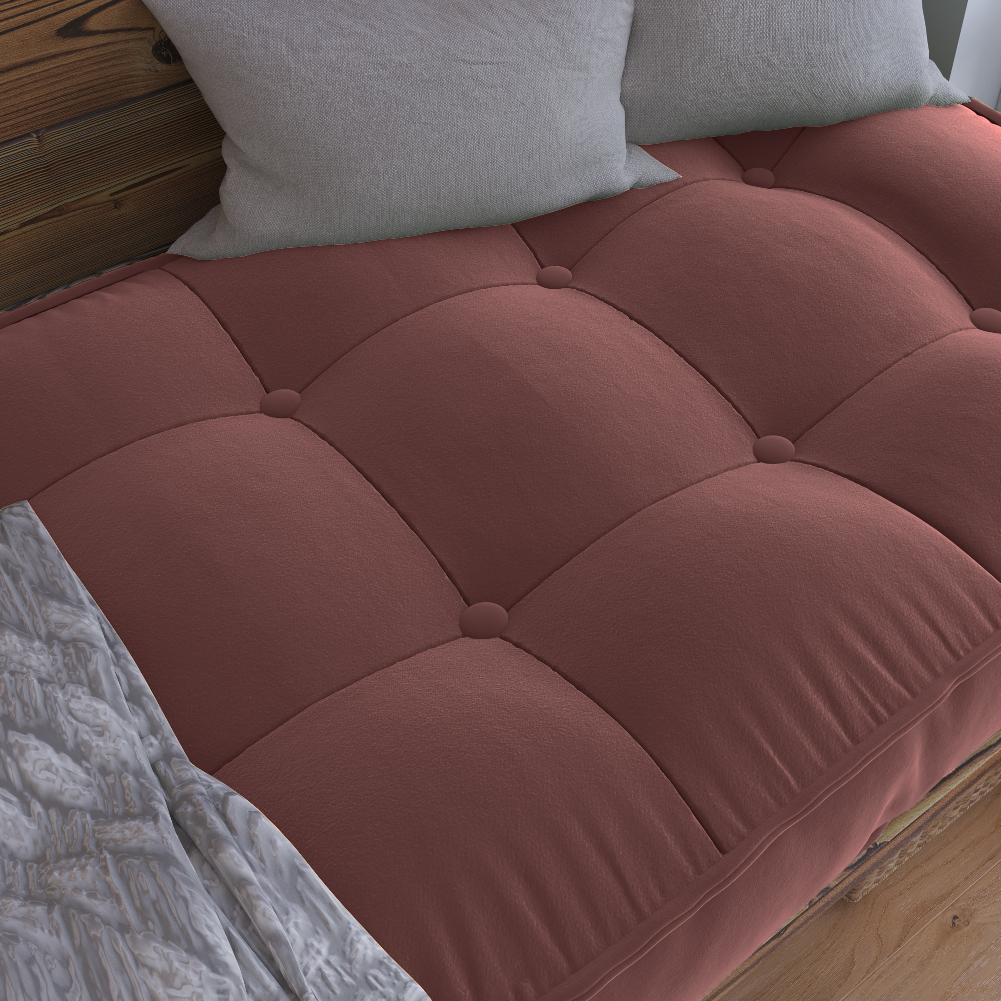 Tufted Window Seat Cushion Brings Timeless Charm and Everyday Relaxation.