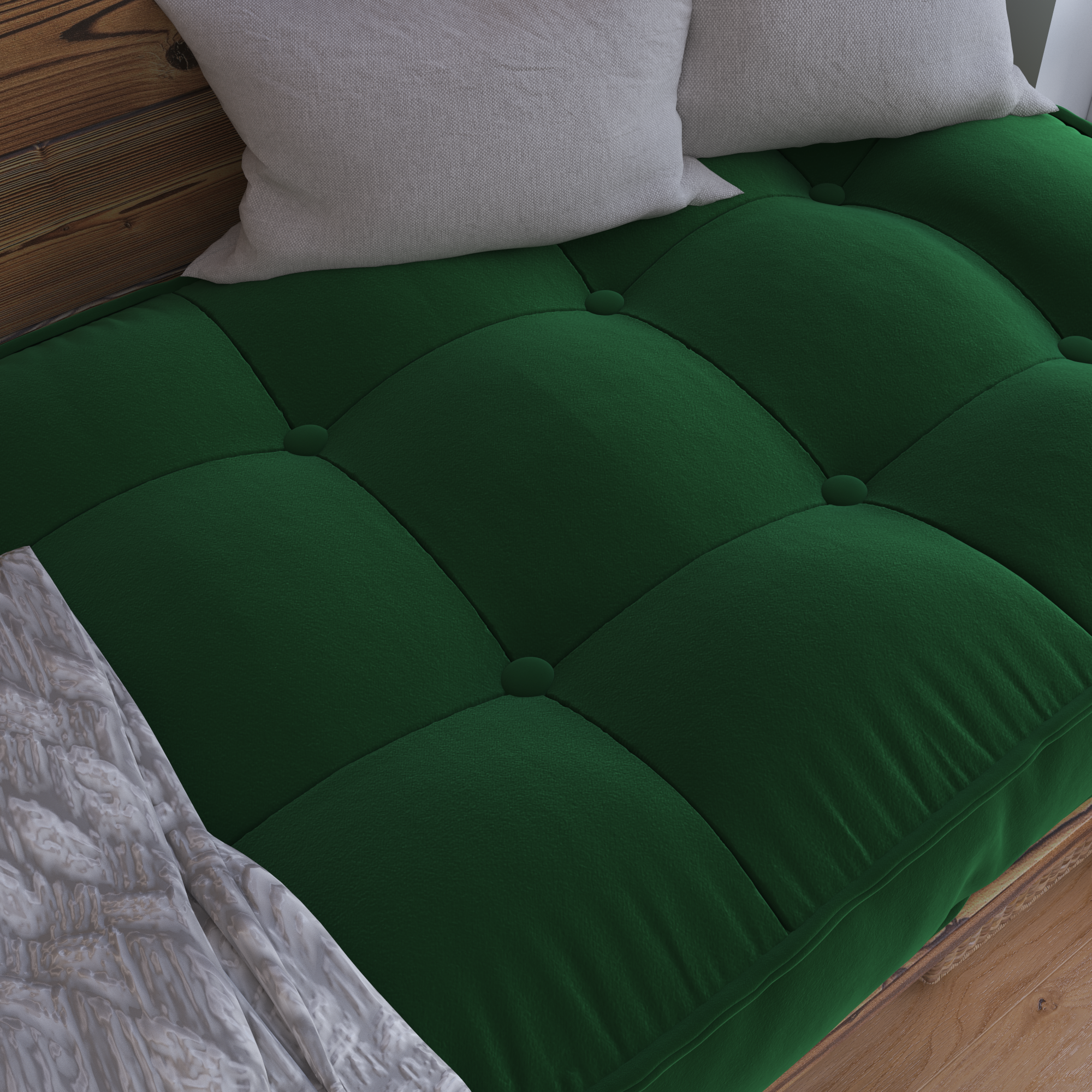 Tufted Window Seat Cushion Brings Timeless Charm and Everyday Relaxation.