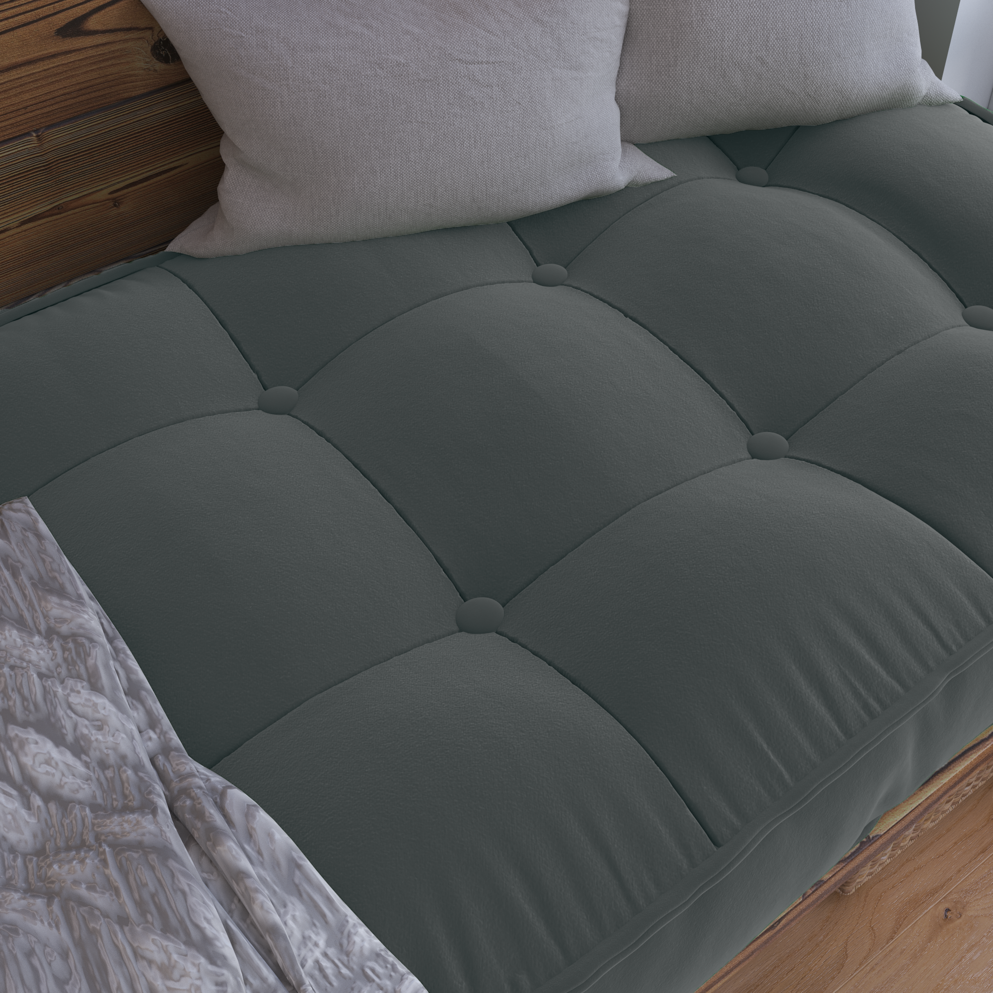 Tufted Window Seat Cushion Brings Timeless Charm and Everyday Relaxation.