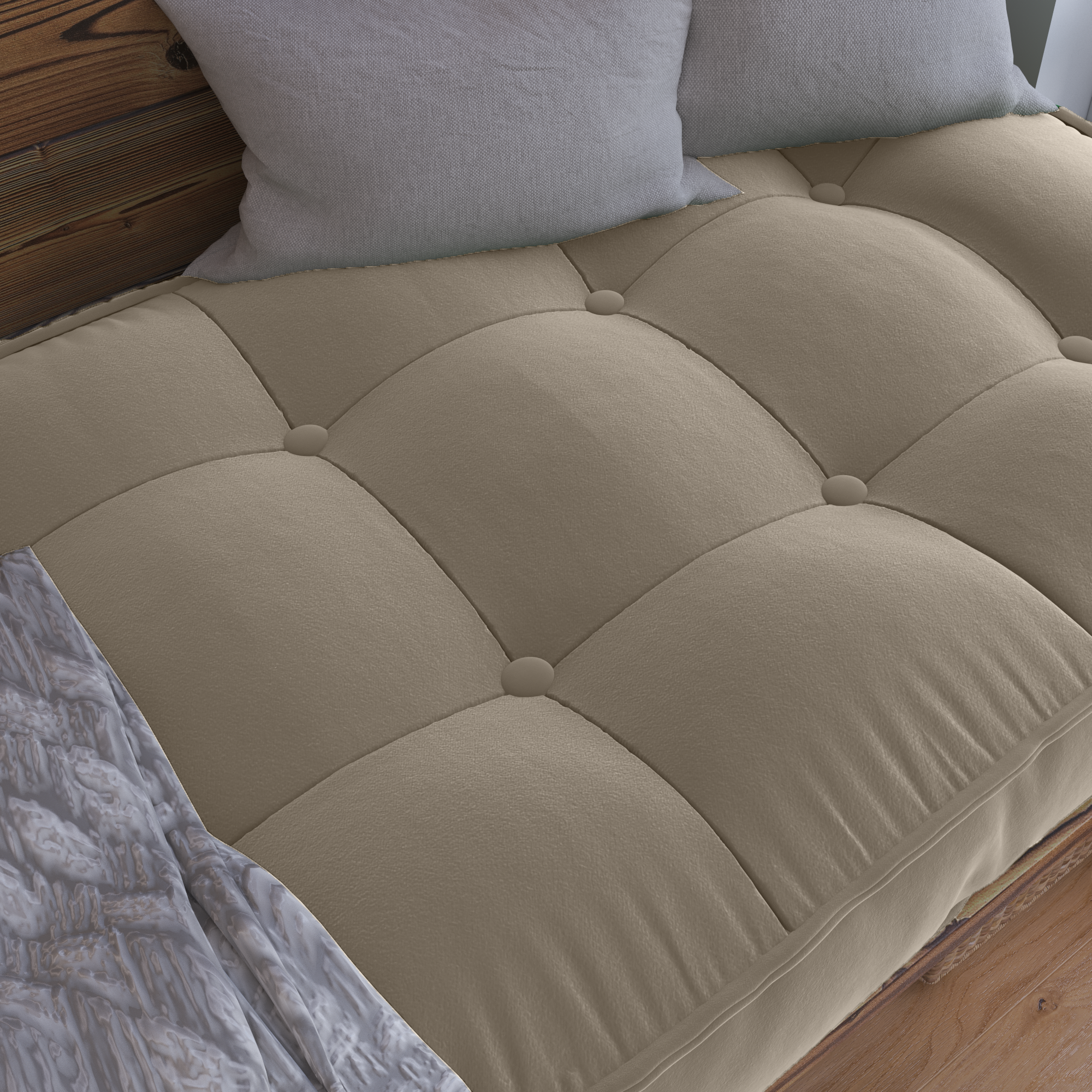 Tufted Window Seat Cushion Brings Timeless Charm and Everyday Relaxation.