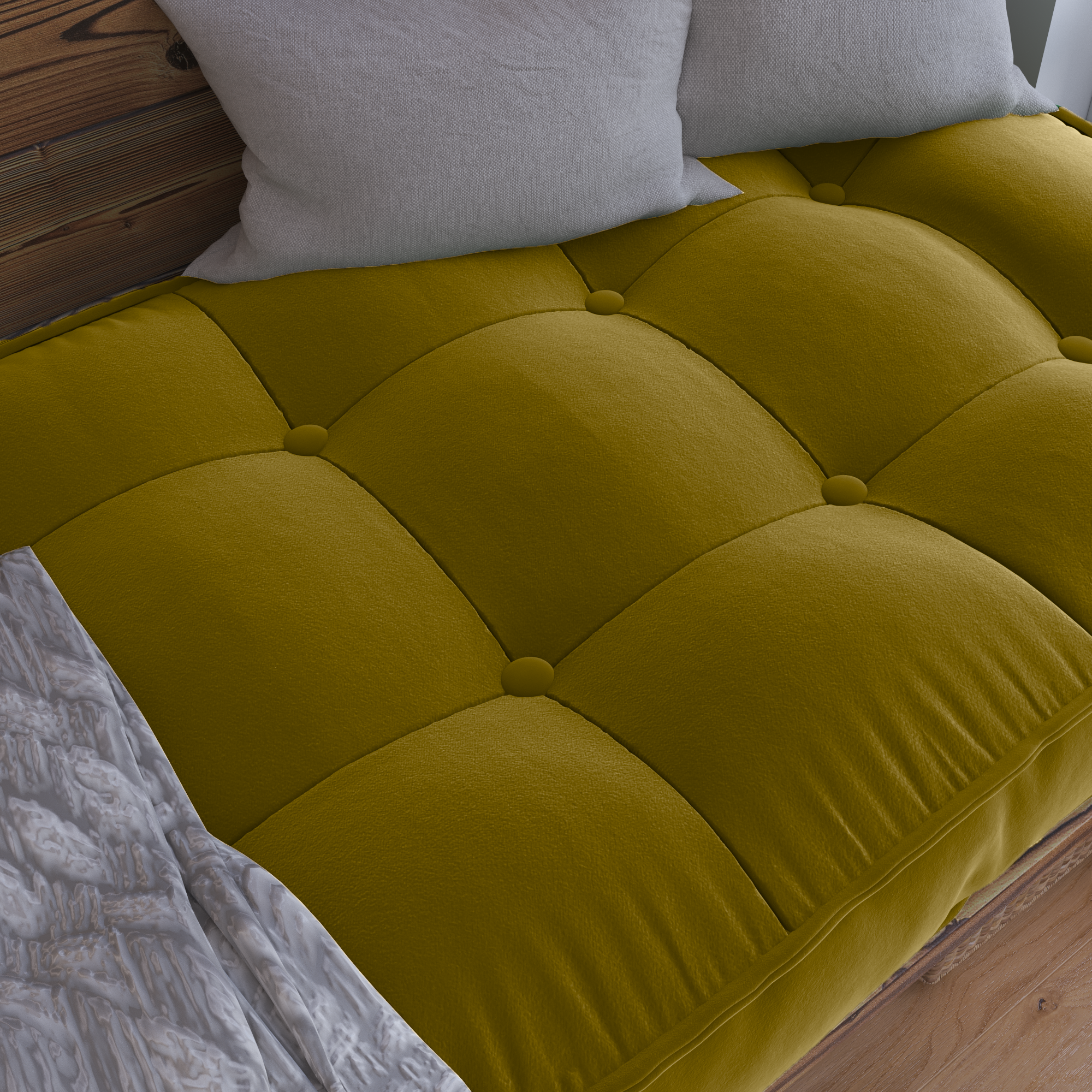 Tufted Window Seat Cushion Brings Timeless Charm and Everyday Relaxation.