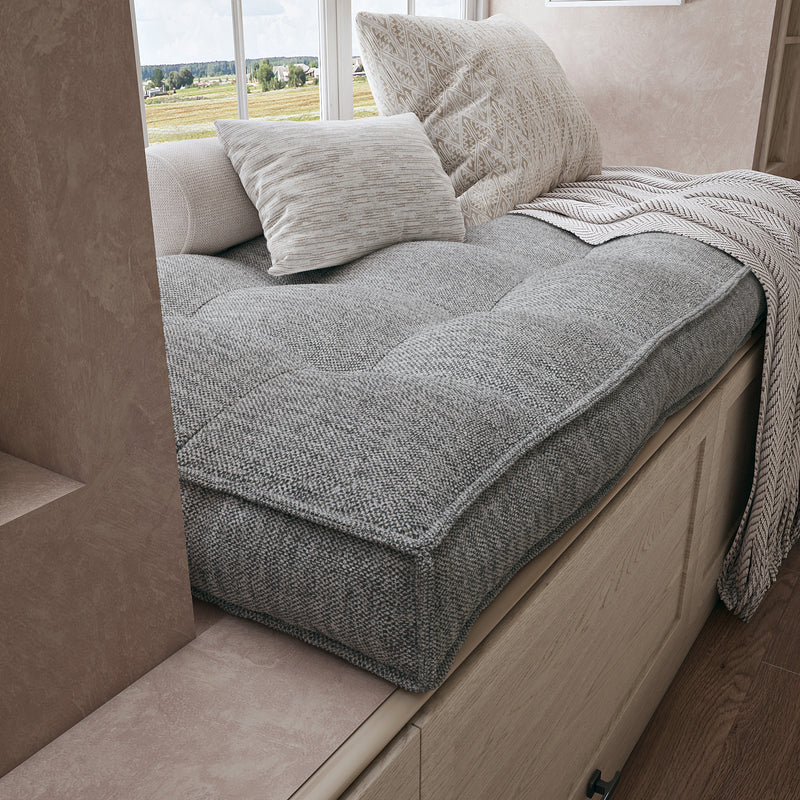 Tufted Window Seat Cushion Brings Timeless Charm and Everyday Relaxation.