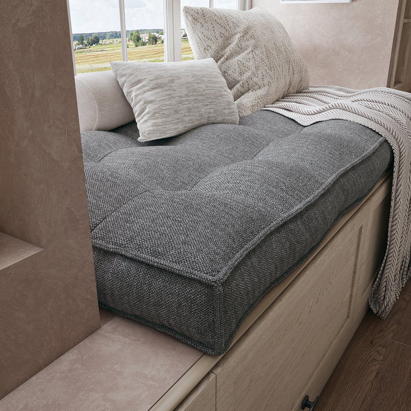 Tufted Window Seat Cushion Brings Timeless Charm and Everyday Relaxation.
