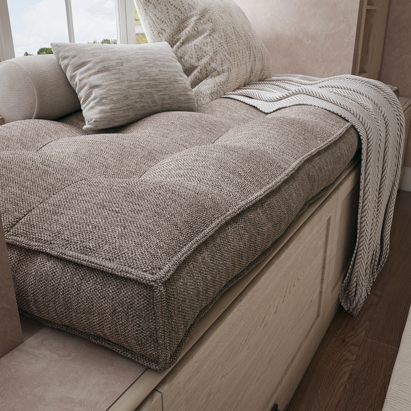 Tufted Window Seat Cushion Brings Timeless Charm and Everyday Relaxation.