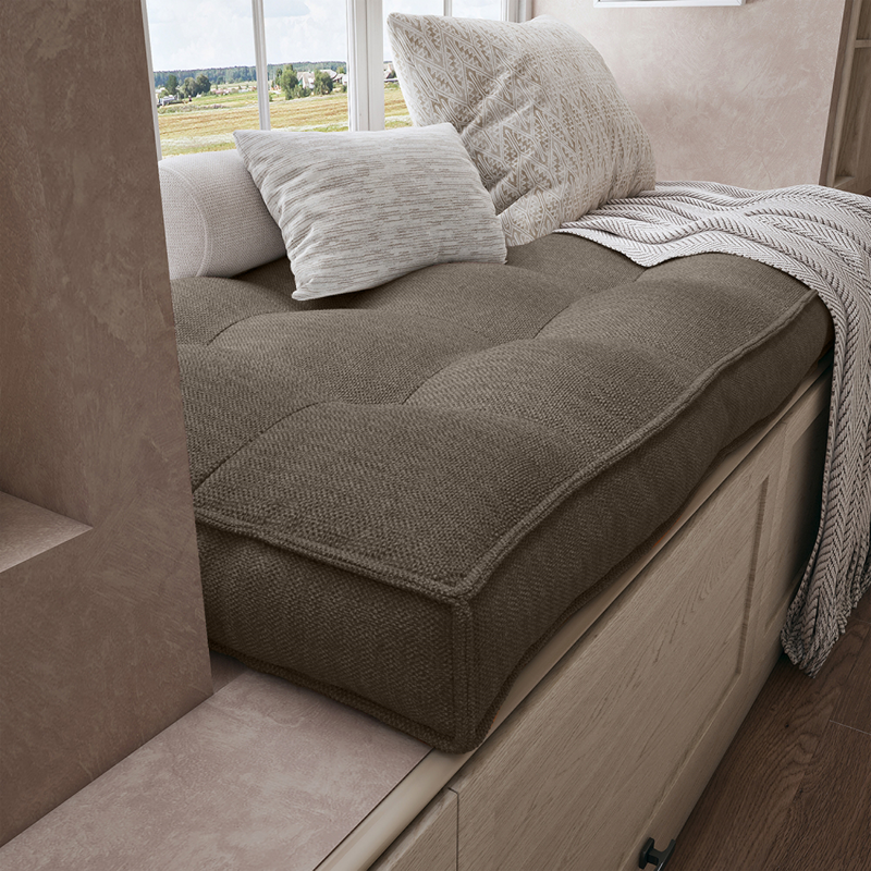 Tufted Window Seat Cushion Brings Timeless Charm and Everyday Relaxation.