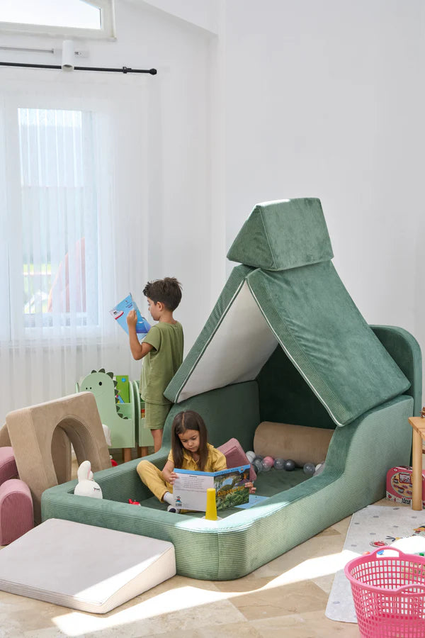Single Funbed Water Green