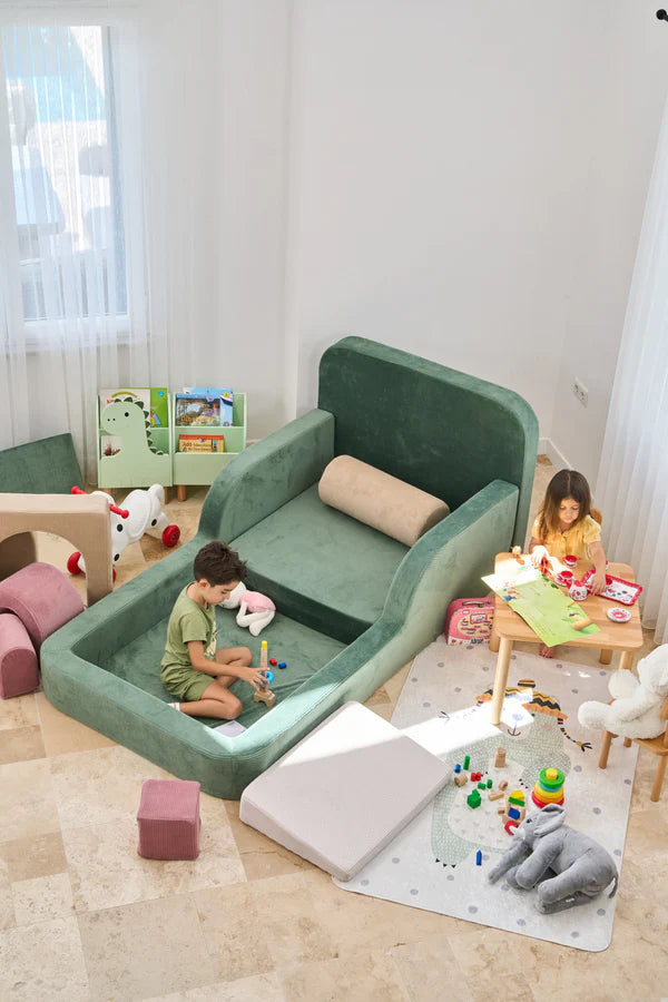 Single Funbed Water Green