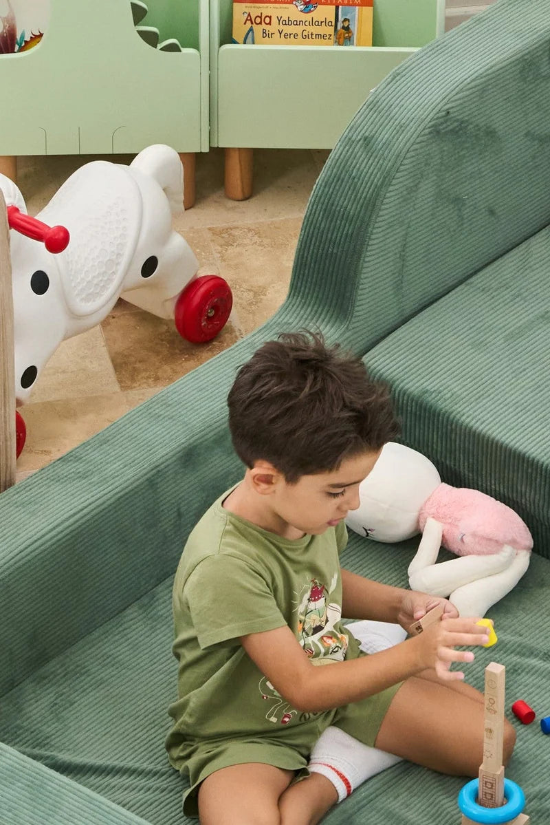 Double Funbed Water Green