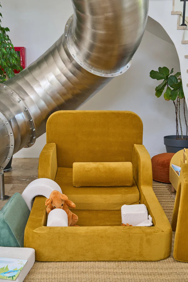 Single Funbed Mustard Color
