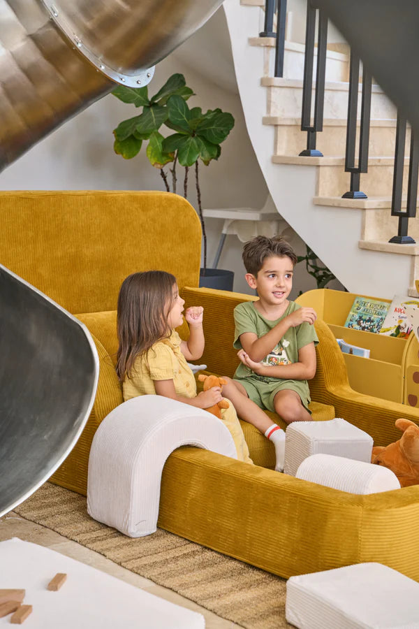 Single Funbed Mustard Color