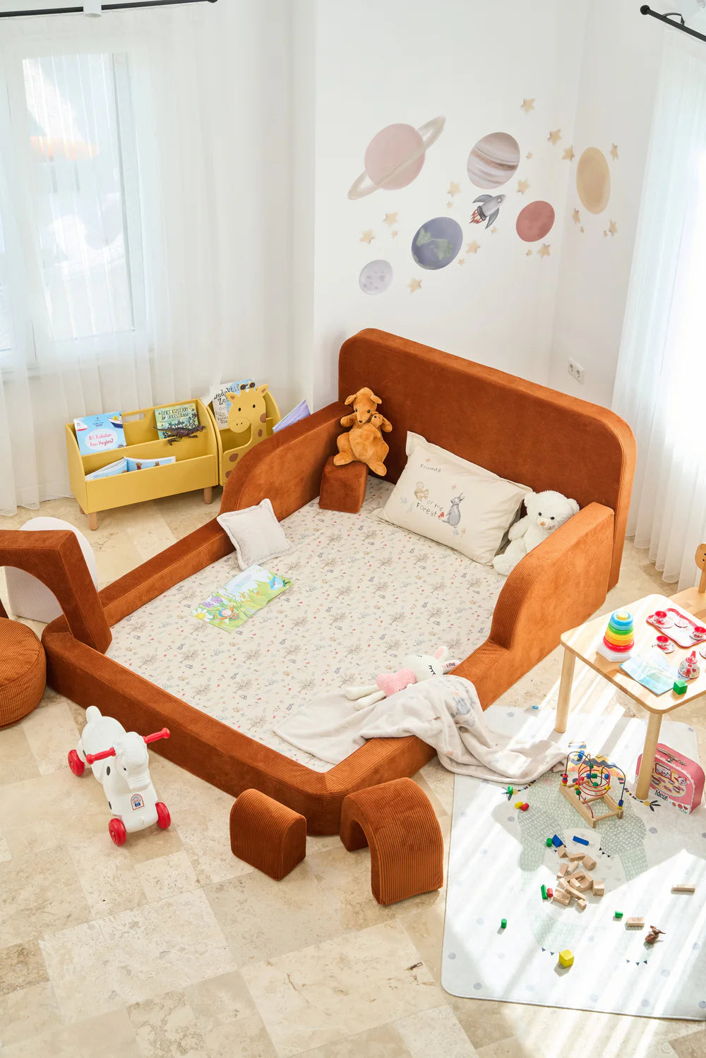 Double Funbed Brick Color