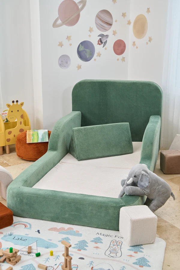 Single Funbed Water Green